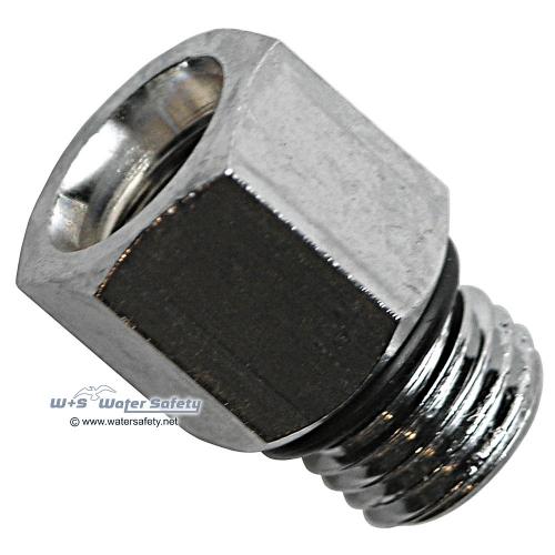 Aircon Schlauchadapter IG 3/8-24 UNF - AG 7/16-20 UNF